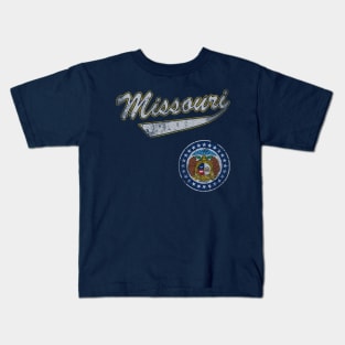 Retro Missouri State Flag Kids T-Shirt